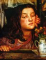 Girl at a Lattice Pre Raphaelite Brotherhood Dante Gabriel Rossetti